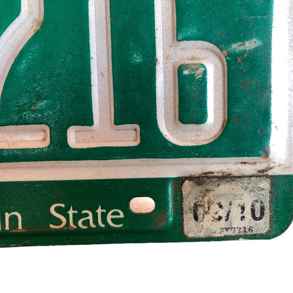 Vermont License Tag Plate Green Mountain State EYG 216 Expired 2010 Authentic - Picture 9 of 9